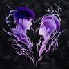 Juniors KPop Demon Hunters Jinu and Rumi Heart Strings Cropped T-Shirt - 2 of 4