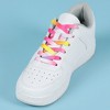 Elerevyo Gender Neutral Colorful Soft Flat Shoe Laces for Sneakers Sports 2 Pairs - 2 of 4