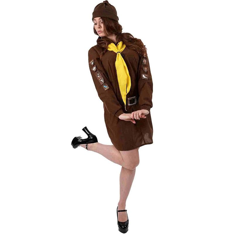 Orion Costumes Brownie Girl Guide Adult Women's Costume Dress - Medium, 1 of 2