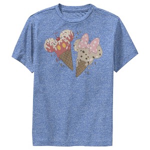 Boy's Disney Mickey and Minnie Ice Cream Cones Performance Tee - 1 of 4