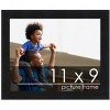 PosterPalooza | Photo Size Modernist Black Picture Frame - UV Acrylic, Foam Board Backing, Hanging Hardware - 2 of 4