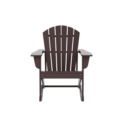 WestinTrends Outdoor Patio Poly Adirondack Rocking Chair Rocker