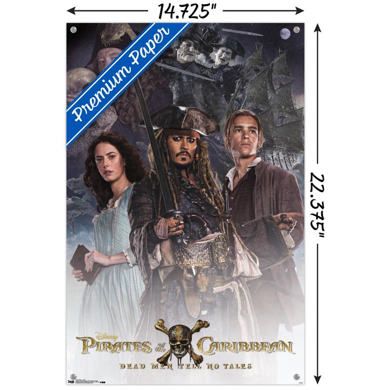Trends International Disney Pirates of the Caribbean: Dead Men Tell No Tales - Crew Unframed Wall Poster Prints, 3 of 7