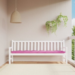 vidaXL Garden Bench Cushion Pink 78.7 in.x19.7 in.x2.8 in. Fabric - 1 of 4