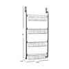 Apex Vanguards 4-Tier Hanging Cabinet Metal Pantry Organizer - 3 of 3