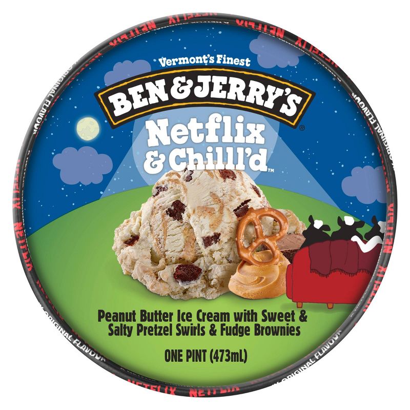 Ben &#38; Jerry&#39;s Netflix &#38; Chilled Peanut Butter Ice Cream - 16oz, 6 of 7