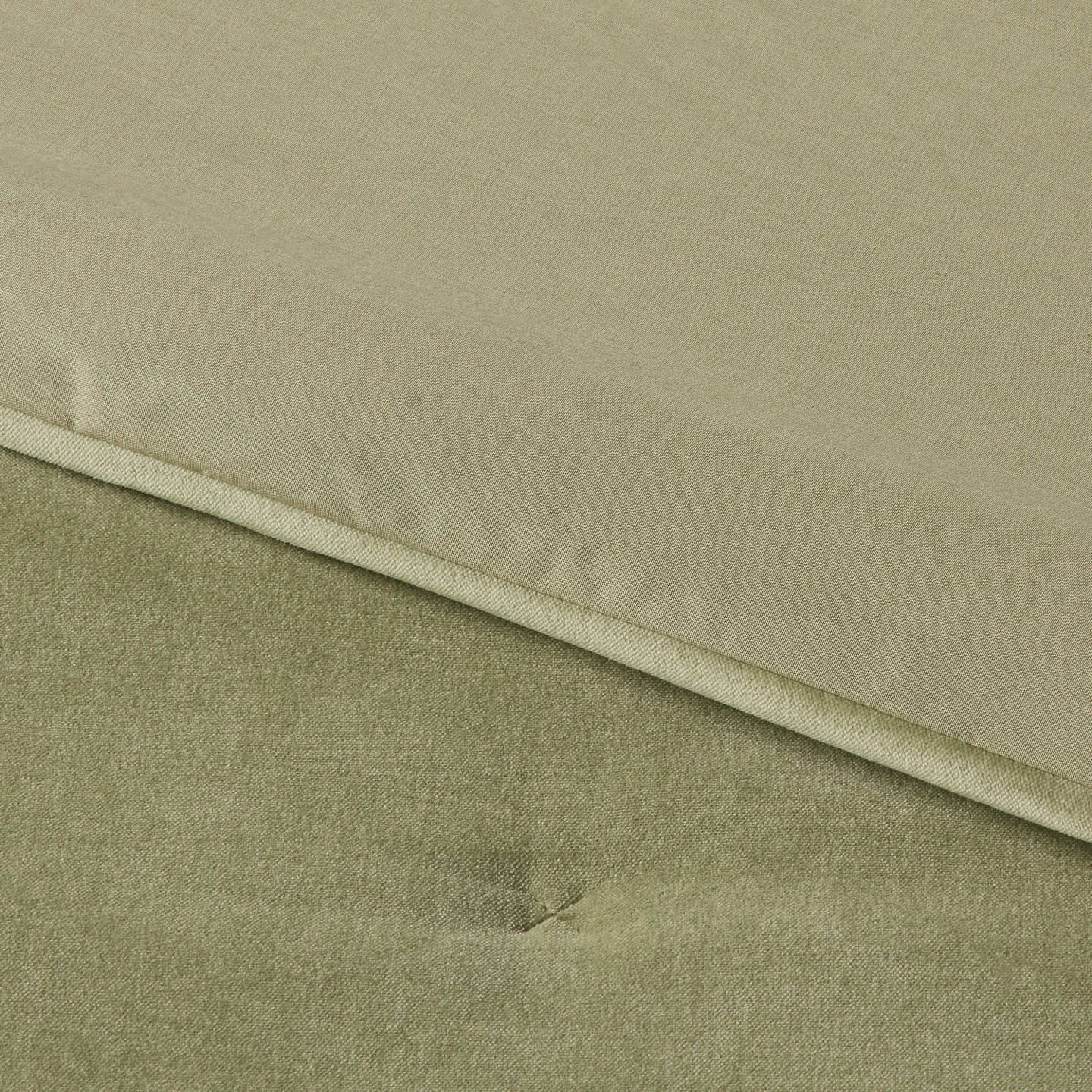 Комплект с одеялом Threshold Full/Queen Velvet Comforter and Sham Set Green, цвет: Зелёный — фото 4