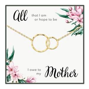 HOPE LOVE SHINE Mother’s Day Necklace – Message Card Gift for Mom from Daughter or Son - 1 of 4