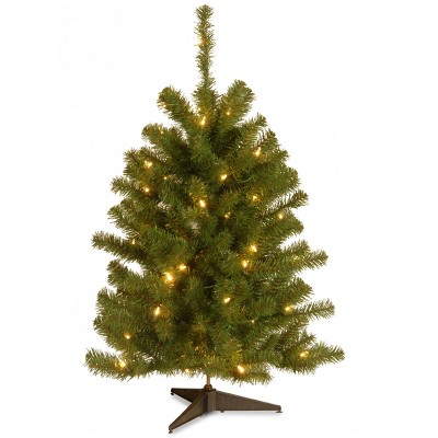 3ft National Christmas Tree Company Eastern Spruce Artificial Christmas Tree 50ct Bulb Clear