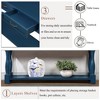 NicBex Retro Console Table for Entryway,Long Entryway Table with 3 Drawers & 1 Bottom Shelf,Sofa Table for Living Room,Entrance,Hallway - 3 of 4