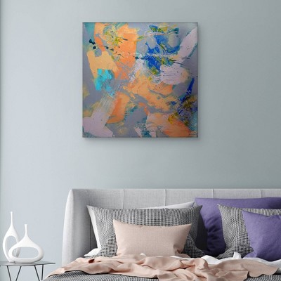 Abstract Multicolor 31" x 31" Canvas Art Print