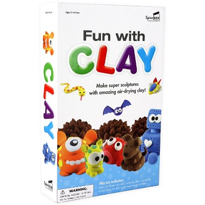 Spicebox Fun With Clay with Drying Kit Multicolor Clay and Tools