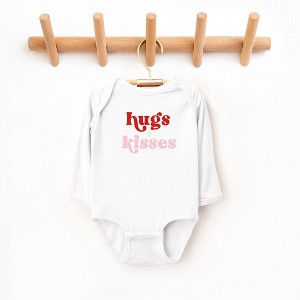 The Juniper Shop Hugs And Kisses Baby Long Sleeve Bodysuit - 1 of 3