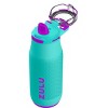 Zulu Flex 12oz Stainless Steel Water Bottle - Blue/orange : Target