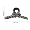 Unique Bargains Fashion Diamond Bow Hair Clips Hairdo Clip 1 Pc - 4 of 4