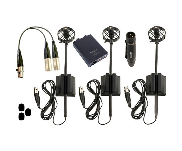 Prodipe AL-21 Microphone for Accordion - Set of 3