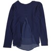 maison Jules Womens Layered Look Pullover Blouse - 2 of 2