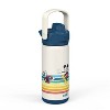 Zak Designs 14oz Stainless Steel Kids' Water Bottle with Antimicrobial Spout 'Disney Minnie Mouse