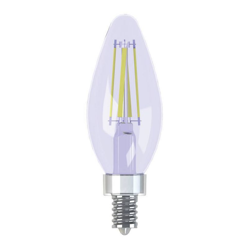 GE 2pk 40W Equivalent Reveal LED HD+ Light Bulbs Clear, 3 of 6