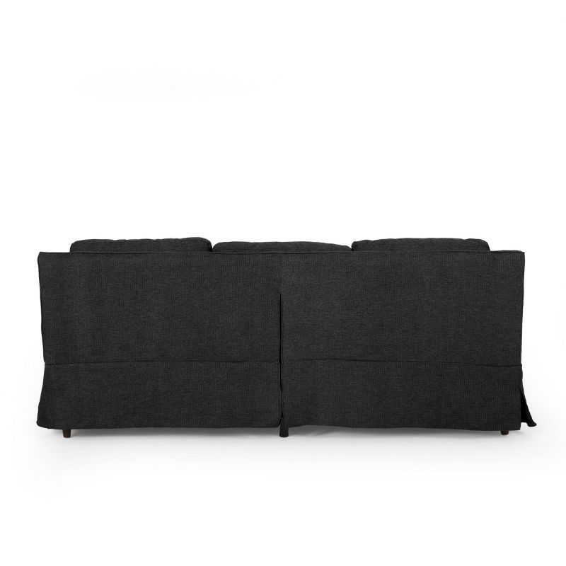 Arrastra Contemporary Fabric 3 Seater Sofa with Skirt - Christopher Knight Home, 6 of 10