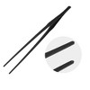 Unique Bargains Aquarium Tweezers Stainless Steel Tweezers for Plants Pets Black 1 Pcs - 3 of 4