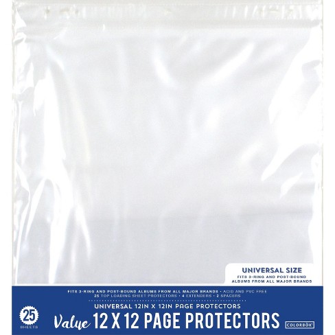 Doodlebug Page Protectors 12x12 12/pkg-(1) 6x12 & (3) 6x4