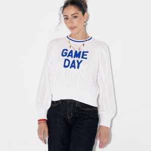 Women's Game Day Pullover Sweater - Wild Fable™ - 1 of 3