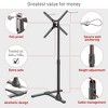 Barkan 13" - 65" Floor Stand TV Mount, Tilt & Height Adjustment - 3 of 4