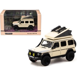 Mercedes-AMG G 63 with Camping Tent Beige "Road64" Series 1/64 Die Cast Model Car by Tarmac Works - 1 of 3