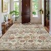 couchetaVinatge Distressed Runner Rug  Washable Runner Rug for Kitchen Stain Resistant Easy Cleaning Throw Carpet - 2 of 4