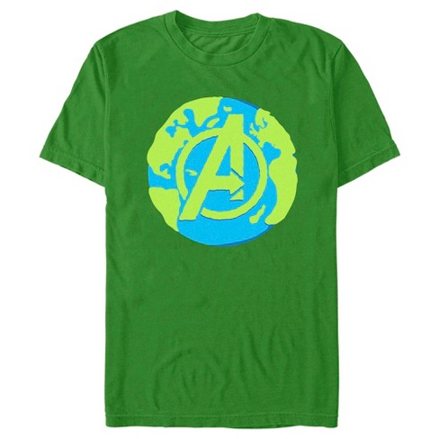 Men's Marvel Earth Day A Symbol T-shirt - Kelly Green - X Large : Target