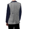 Lars Amadeus Men's Plaid Pattern Button Down Slim Fit Casual Blazer - 3 of 4