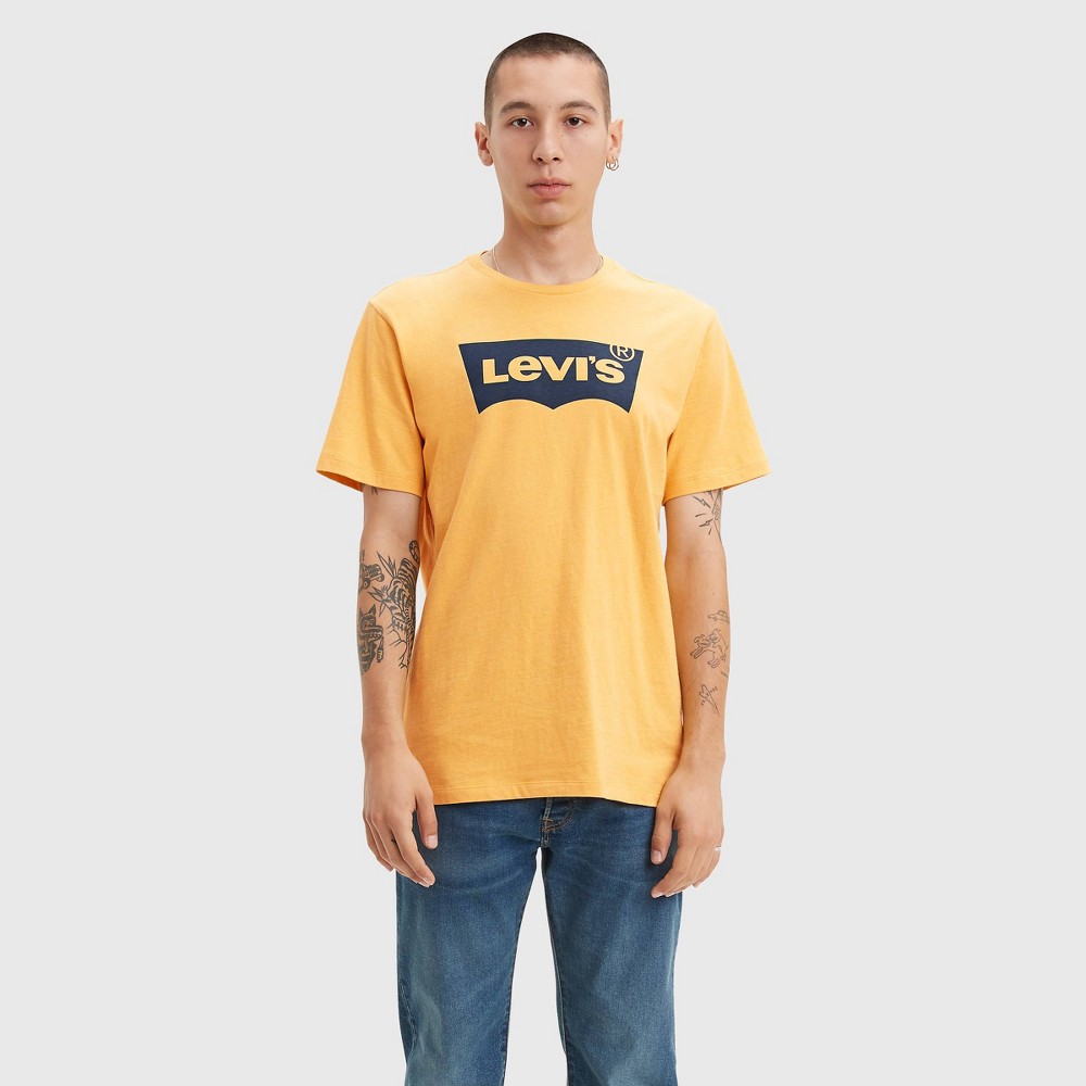 Levi's Men's Logo T-Shirt - Gold L, Men's, Size: Large was $17.99 now $12.59 (30.0% off)