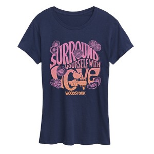 Women's - Woodstock - Surround W Love Short Sleeve Graphic T-Shirt - 1 of 4