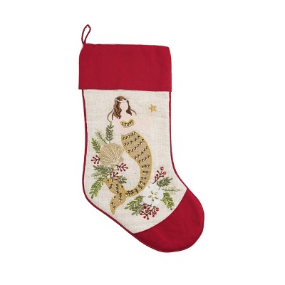 C&F Home Sandy Holiday Mermaid Stocking