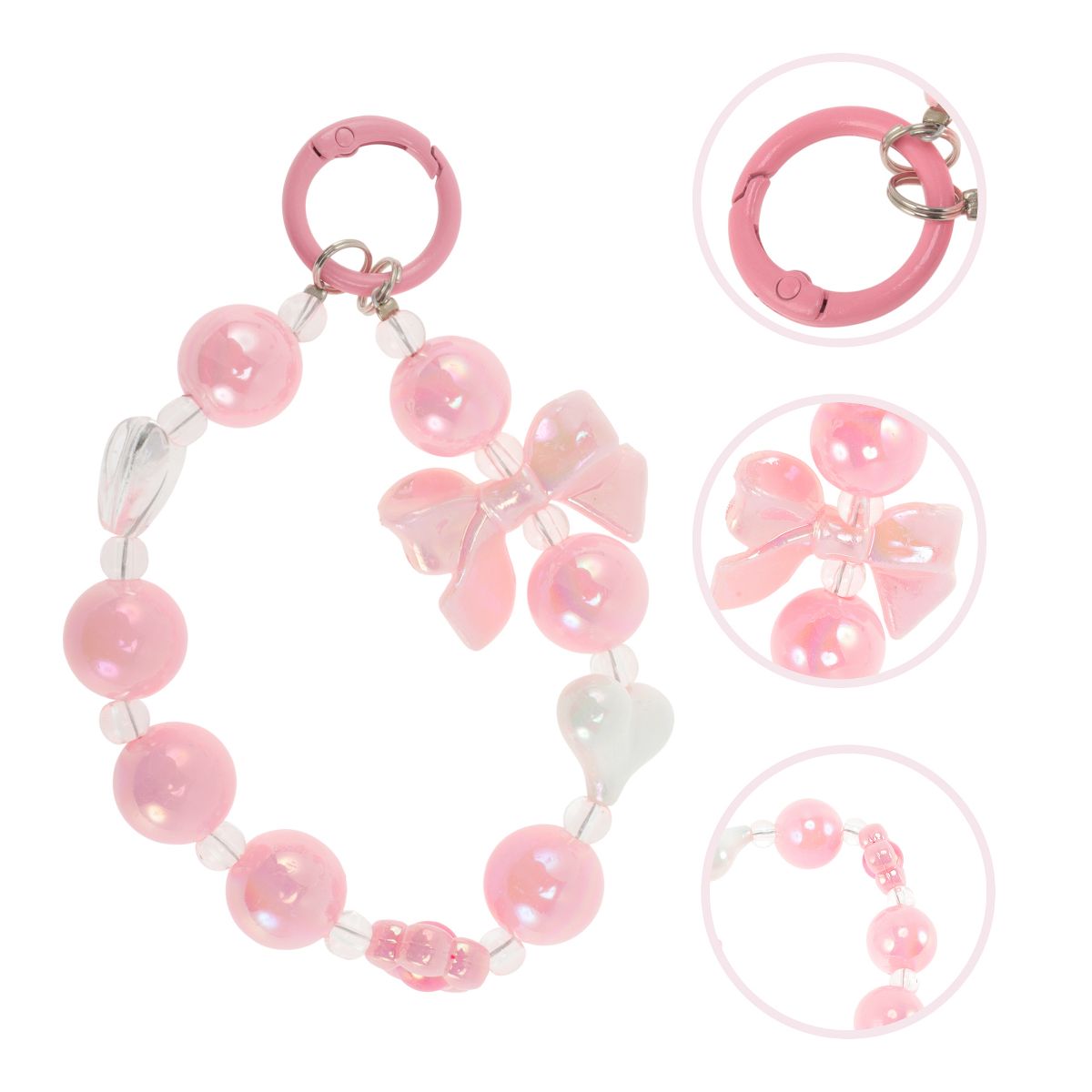 Unique Bargains Heart Bow Phone Charm 1 Pc - thumbnail 9