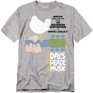 Men's Woodstock 3 Days Of Peace T-Shirt - 1 of 4