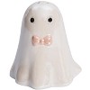 Transpac Dolomite Pearlized Ghost Bow Tie Salt and Pepper Shakers Ceramic Halloween Decor for Festive Dining - 3 of 4