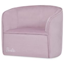 Barbie x Evolur Be Bold Be You Kids Sofa, Soft Seat for Playrooms/Bedrooms, Low Seat, Easy Clean Fabric, ASTM Certified, 99 lb Capacity