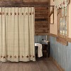 Abilene Star Shower Curtain 72x72 VHC Brands - 3 of 4