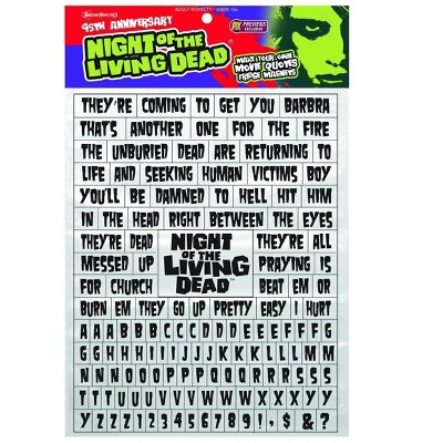 Nerd Block Night of The Living Dead Word Puzzle Magnet Set