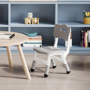 Adjustable Chair with 3 Height Settings, Durable Plastic Seat for Kids Ages 2-6, Ideal for Home, Classroom, Nursery - 1 of 4