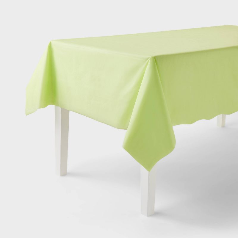 Scalloped Table Cover Pastel Green - Spritz&#8482;, 1 of 4