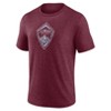 MLS Colorado Rapids Men's Short Sleeve Tri-Blend T-Shirt - 2 of 3