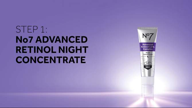 No7 Pure Retinol Night Repair Cream - 1.69 fl oz, 2 of 10, play video