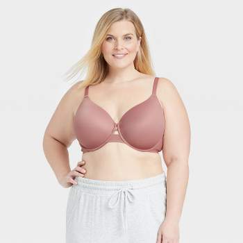 Paramour Women's Plus Size Lotus Embroidered Unlined Bra - Rose Tan 42g :  Target
