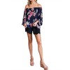 Women's Hearts Divided Floral Blouse - Oddi - 3 of 3