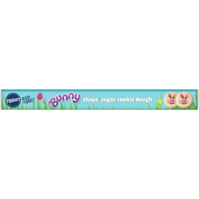 Pillsbury Ready-to-Bake Bunny Shape Sugar Cookie Dough - 9.1oz/20ct