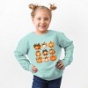 The Juniper Shop Coquette Fall Pumpkin Chart Toddler Graphic Sweatshirt - 2 of 3