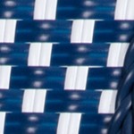 navy & white/natural frame
